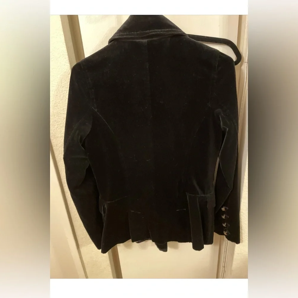 vince. velvet blazer jacket sz 6 - Picture 4 of 5